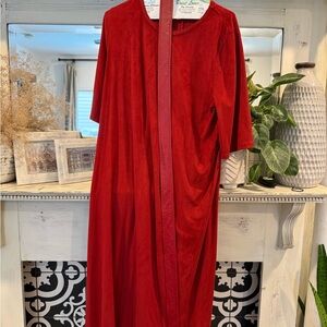Zara Red Midi Dress